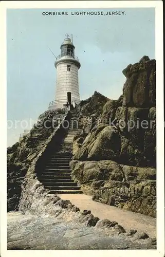 Leuchtturm Lighthouse Corbiere Jersey  Kat. Gebaeude