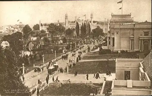 Exhibition British Empire 1924 Lake Gardens Indian Pavillon /  /