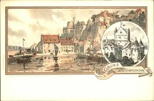 Mutter K. Meersburg  / Kuenstlerlitho /