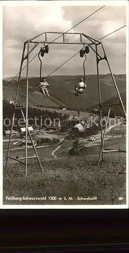 Sessellift Feldberg Schwarzwald  Kat. Bahnen