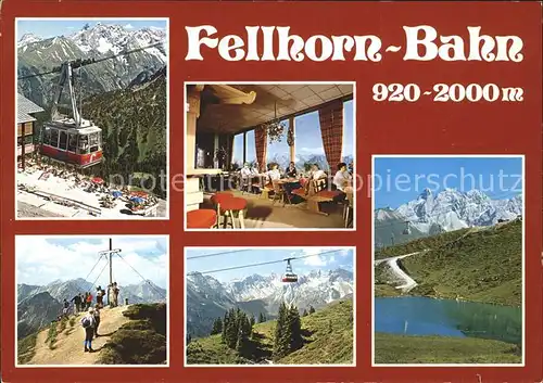 Seilbahn Fellhorn Oberstdorf  / Bahnen /