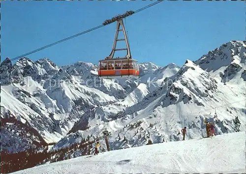 Seilbahn Fellhorn Oberstdorf-Birgsautal Allgaeu / Bahnen /