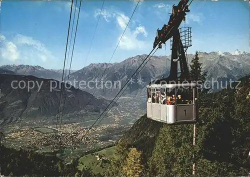 Seilbahn Ifinger Meran Texelgruppe Merano Funivia Ivigna Gruppo Tessa  / Bahnen /