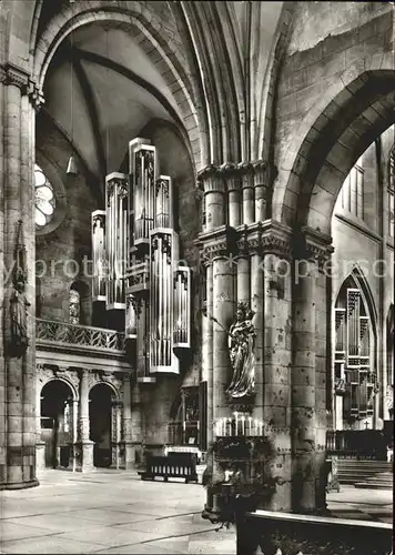 Kirchenorgel Muenster U. L. Frau Freiburg im Breisgau  Kat. Musik