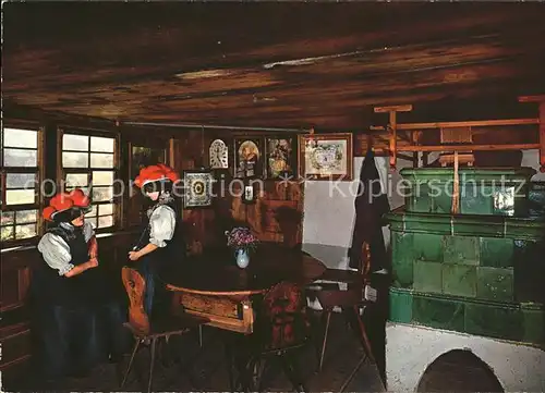 Trachten Schwarzwald Gutach Freilichtmuseum Vogtsbauernhof Bauernstube Kat. Trachten