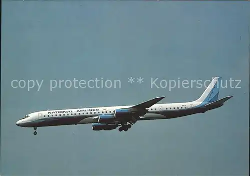 Flugzeuge Zivil National Airlines Douglas DC8 71 Kat. Flug