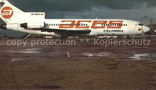 Flugzeuge Zivil ACES Colombia Boeing 727 46 HK 3246X c n 18879