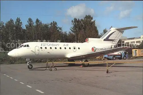 Flugzeuge Zivil Estonian Air Yakolev 40 ES AAS c n 9632049