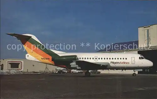 Flugzeuge Zivil Pilgrim Airlines Fokker F28 3000 NI63PM Kat. Airplanes Avions