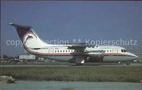 Flugzeuge Zivil British Caribbean BAe 146 100A N246SS  Kat. Airplanes Avions