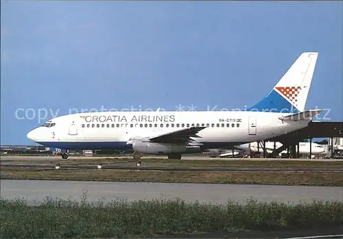 Flugzeuge Zivil Croatia Airlines Boeing 737 9A CTD  Kat. Airplanes Avions