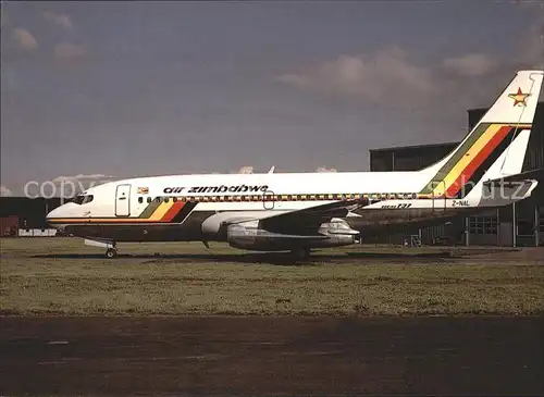 Flugzeuge Zivil Air Zimbabwe Boeing B737 2L9 Z NAL c n 22408  Kat. Airplanes Avions