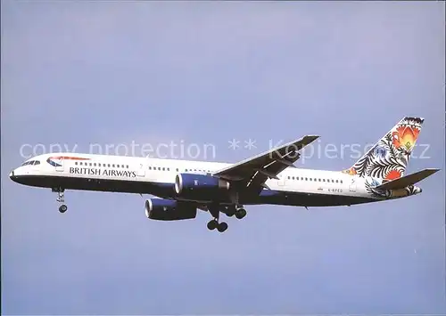 Flugzeuge Zivil British Airways B757 236 G BPED c n 25059 363  Kat. Airplanes Avions