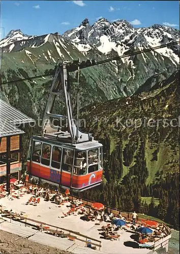 Seilbahn Fellhorn Oberstdorf-Birgsautal Kratzer Trettachspitze / Bahnen /