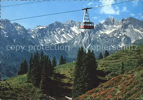 Seilbahn Fellhorn Oberstdorf-Birgsautal  / Bahnen /