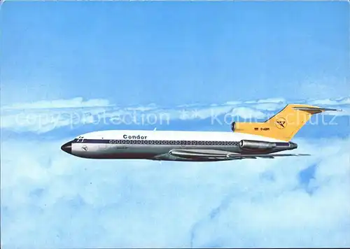 Flugzeuge Zivil Condor Europa Jet Boeing 727 30 Kat. Airplanes Avions