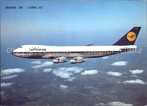 Lufthansa Boeing 747 Jumbo Jet  Kat. Flug