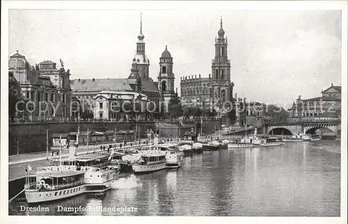 Dampfer Binnenschifffahrt Dresden Dampfschifflandeplatz Kat. Schiffe