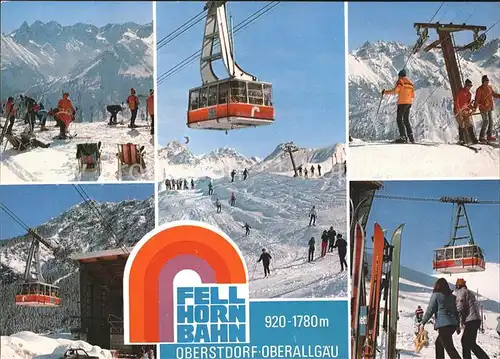 Seilbahn Fellhorn Oberstdorf-Oberallgaeu Faistenoy Stillachtal  / Bahnen /