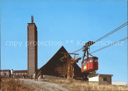 Seilbahn Fichtelberg Oberwiesenthal Aussichtsturm Bergstation / Bahnen /