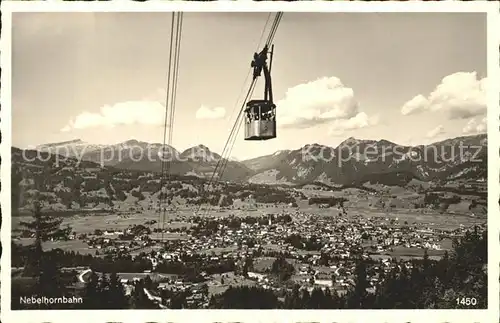 Seilbahn Nebelhorn Oberstdorf  / Bahnen /