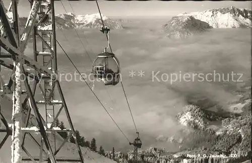 Seilbahn Jenner Koenigssee Berchtesgaden Lattengebirge Staufen  / Bahnen /