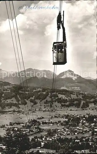 Seilbahn Nebelhorn Oberstdorf im Allgaeu / Bahnen /