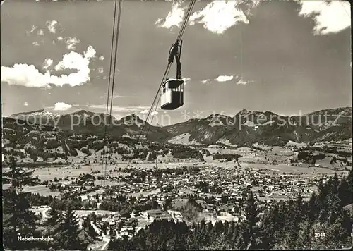 Seilbahn Nebelhorn Oberstdorf Allgaeu / Bahnen /