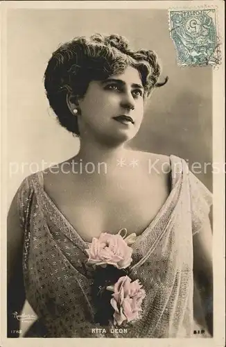 Foto Reutlinger Paris Nr. 1282 Rita Leon  Kat. Fotografie