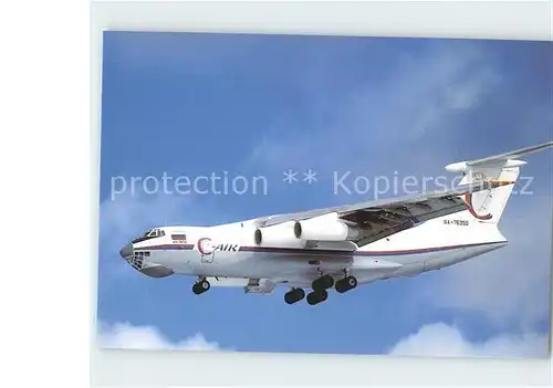 Flugzeuge Zivil C Air IL 76TD RA 76350 Kat. Airplanes Avions