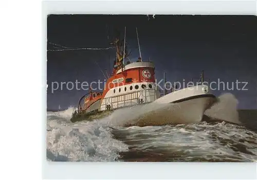 Boote Seenot Rettungsboot Hans Loken Deutsche Gesellschaft Schiffbruechiger Kat. Schiffe