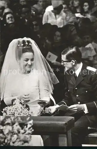 Adel Niederlande Hochzeit Prinzessin Margriet Pieter van Vollenhoven Kat. Koenigshaeuser