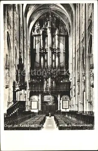 Kirchenorgel  s Hertogenbosch Kathedrale Basiliek St. Jan  Kat. Musik