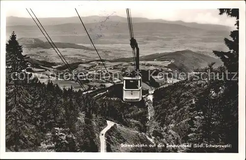 Seilbahn Schauinsland  Kat. Bahnen