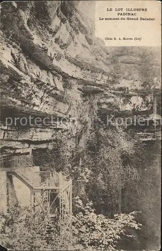 Hoehlen Caves Grottes Padirac Sommet Grand Escalier  Kat. Berge