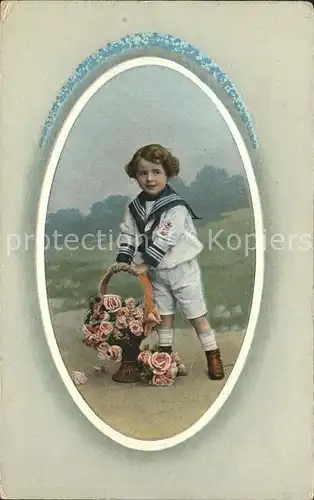 Kinder Child Enfants Matrosenanzug Rosen  Kat. Kinder