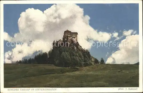 Foto Gaberell J. Nr. 2135 Schloss Tarasp Unterengadin Kat. Fotografie