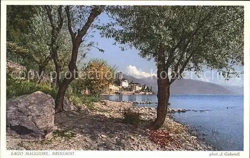 Foto Gaberell J. Nr. 7233 Lago Maggiore Brissago Kat. Fotografie