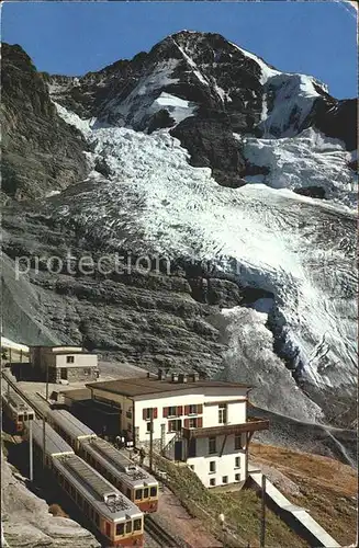 Zahnradbahn Station und Hotel Eigergletscher Moench Kat. Bergbahn