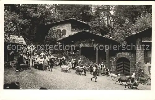 Tell Wilhelm Freilichtspiele Interlaken Alpabzug  Kat. Persoenlichkeiten