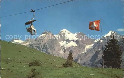 Sessellift Kandersteg Oeschinen Bluemlisalp Kat. Bahnen