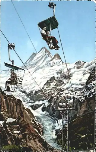 Sessellift First Grindelwald Schreckhoerner Oberer Gletscher  Kat. Bahnen