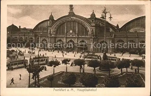 Strassenbahn Frankfurt am Main Hauptbahnhof Kat. Strassenbahn