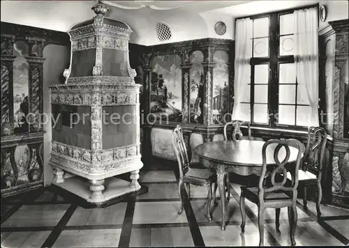 Kachelofen Schloss Wuelflingen Winterthur Rosenzimmer Kat. Handwerk