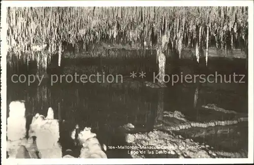 Hoehlen Caves Grottes Mallorca Manacor Cuevas del Drach Lago de las Delicias  Kat. Berge