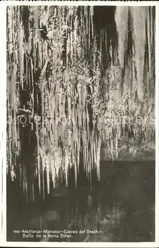 Hoehlen Caves Grottes Mallorca Manacor Cuevas del Drach Bano de la Reina Ester Kat. Berge