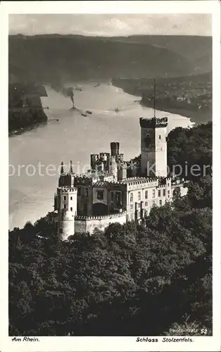 Foto Kratz Nr. 52 Schloss Stolzenfels  Kat. Fotografie