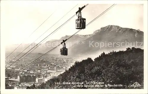 Seilbahn Bastille Moucherotte Grenoble  Kat. Bahnen