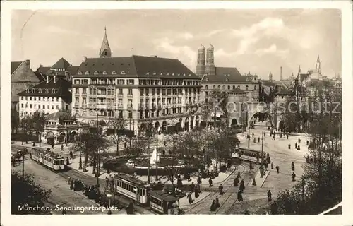 Strassenbahn Muenchen Sendlingertorplatz Kat. Strassenbahn