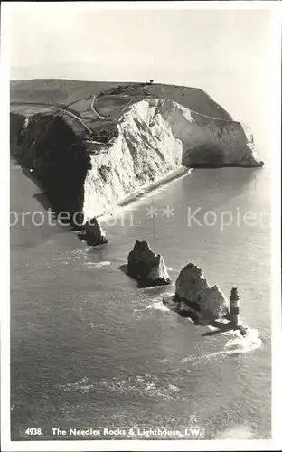 Leuchtturm Lighthouse The Needles Rocks  Kat. Gebaeude